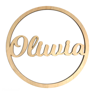 Napis w kole - Oliwia