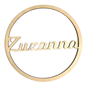 Napis w kole - Zuzanna